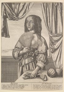 Aestas-夏季四分之三的季节，1641年。 作者 瓦茨劳斯·霍拉尔