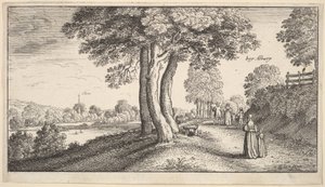 奥尔伯里（1625-77）。 作者 瓦茨劳斯·霍拉尔