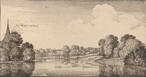 阿尔伯里，1645年。 作者 瓦茨劳斯·霍拉尔