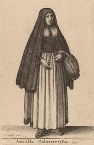 Ancilla Coloniensis, 1643. 作者 瓦茨劳斯·霍拉尔