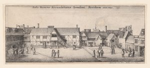 Arundel House from the South, 1646., 1646. 作者 瓦茨劳斯·霍拉尔