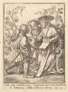 红衣主教，来自死亡之舞，1651年。