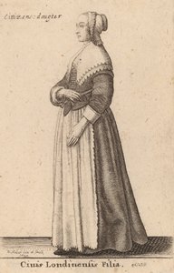 Civis Londinensis Filia, 1643. 作者 瓦茨劳斯·霍拉尔
