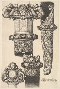 匕首和刀鞘，1625-77年。 作者 瓦茨劳斯·霍拉尔