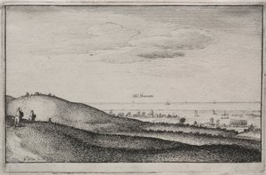 英文观点：Old Shoreham，1645年。 作者 瓦茨劳斯·霍拉尔