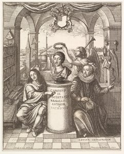 巴塞罗那皇家学会历史的主题作者：Thomas Spratt，pub。 1702 作者 瓦茨劳斯·霍拉尔