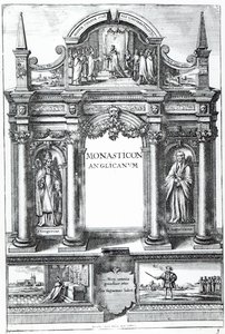 威廉·杜格代尔（William Dugdale）的“Monasticon Anglicanum”主题，第1718-23页 作者 瓦茨劳斯·霍拉尔