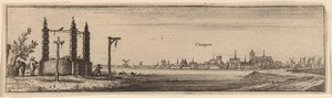 坎彭，约1632年。 作者 瓦茨劳斯·霍拉尔