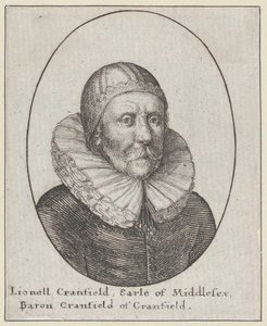 莱昂内尔-克兰菲尔德，米德尔塞克斯伯爵，克兰菲尔德男爵，1644年，1644年。 作者 瓦茨劳斯·霍拉尔
