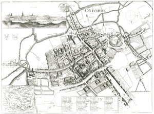 牛津地图，1643年