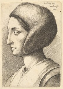 玛格丽特·吉格斯（Margaret Giggs），1648年。 作者 瓦茨劳斯·霍拉尔