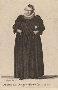Matrona Argentinensis, 1642. 作者 瓦茨劳斯·霍拉尔