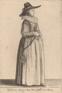 Mulier Augustae Vindelicorum. 作者 瓦茨劳斯·霍拉尔