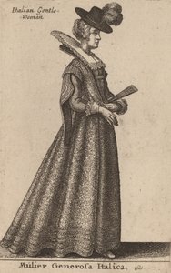 Mulier Generosa Italica. 作者 瓦茨劳斯·霍拉尔