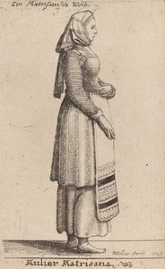 Mulier Matrisana，1649年。 作者 瓦茨劳斯·霍拉尔