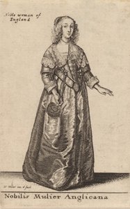 Nobilis Mulier Anglicana. 作者 瓦茨劳斯·霍拉尔
