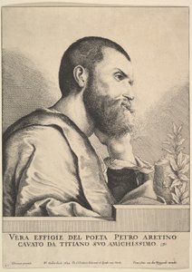 彼得罗·阿雷蒂诺（Pietro Aretino），1649年。 作者 瓦茨劳斯·霍拉尔
