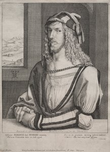 阿尔布雷希特·丢勒 (Albrecht Dürer) 肖像，26 岁时 作者 瓦茨劳斯·霍拉尔