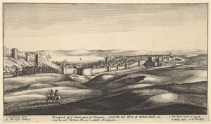 丹吉尔下部的前景，约。 1670。 作者 瓦茨劳斯·霍拉尔