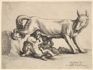 罗穆卢斯，1652。 作者 瓦茨劳斯·霍拉尔