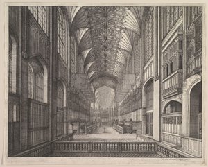 圣乔治教堂合唱团，温莎，1663年。