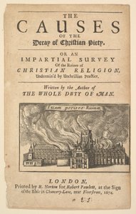 1671年或以后，莱克斯·伊格内亚（St. Pauls Burning），圣保罗·伯林（St. Pauls Burning） 作者 瓦茨劳斯·霍拉尔