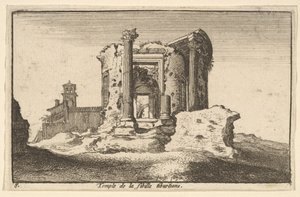 Tiburtine Sybil的寺庙，1650年。 作者 瓦茨劳斯·霍拉尔