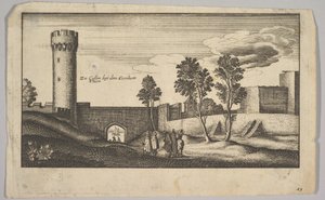 科隆副本附近的库尼伯特塔，1625-77年。 作者 瓦茨劳斯·霍拉尔