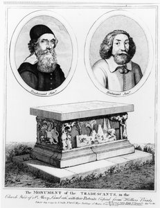 在圣玛丽兰贝斯，酒吧的教堂围场的商人的纪念碑。在1793年 作者 瓦茨劳斯·霍拉尔