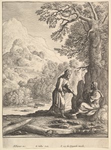 诱惑，1625-77年。 作者 瓦茨劳斯·霍拉尔