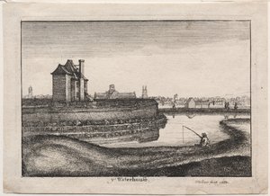 水屋，1665年。 作者 瓦茨劳斯·霍拉尔