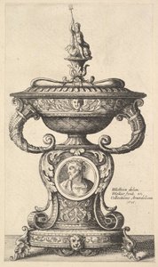 双柄杯，1646年。 作者 瓦茨劳斯·霍拉尔