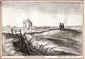 伦敦芬斯伯里新河头附近的景色，1665年 作者 瓦茨劳斯·霍拉尔