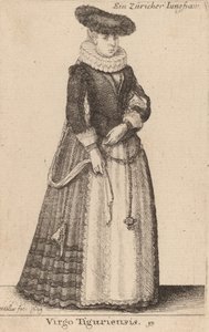 Virgo Tiguriensis，1649年。 作者 瓦茨劳斯·霍拉尔