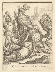 瓦格纳（Waggoner），摘自《死亡之舞》，1651年。 作者 瓦茨劳斯·霍拉尔