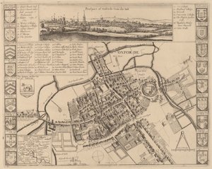 牛津前景 作者 D. Gage 之后的 Wenceslaus Hollar