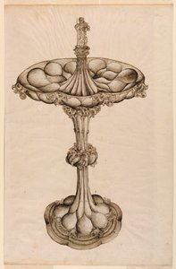 绘画，银质中心装饰，1498 年 作者 奥洛穆茨的瓦茨劳斯