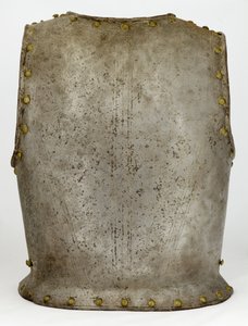 背板，c.1650-1700（钢和黄铜） 作者 西欧学校