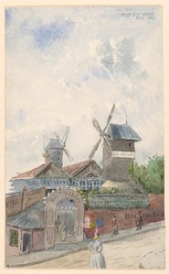 绘画，加莱特红磨坊，巴黎，1887 年 4 月 作者 小惠特尼·沃伦