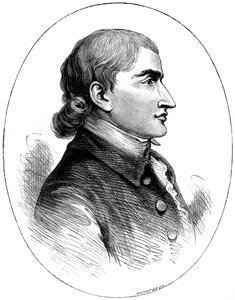 美国政治家约翰·杰伊（John Jay），摘自1783年出版的印刷版，c1880。 作者 为何
