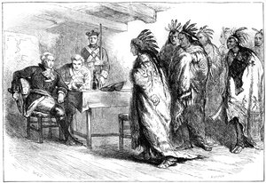 庞蒂亚克和印第安人到格拉德温少校的参观，1763年至1880年。