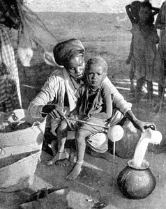 采集没药和乳香，索马里，非洲，1936年。