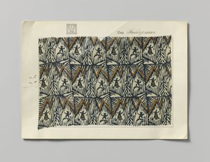 钢与印花丝绸，Tanzpaar 设计 作者 维也纳人