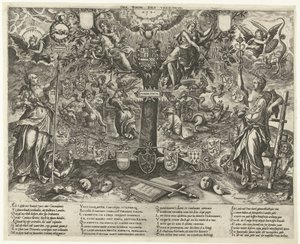 圣约之树，1578 年
圣约之树/和平树（物品上的标题） 作者 Maerten de Vos（归属于）