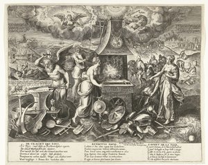 和平的力量》，1678 年
和平的力量（物上标题） 作者 Marten van Cleve (I) (归属于)