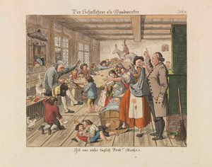 作为手工艺人的教师，1825年。 作者 威斯纳