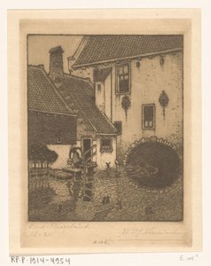 奥德-贝耶兰市政厅后立面
奥德-贝耶兰运河（原标题） 作者 Wijnand Otto Jan Nieuwenkamp（艺术家签名）