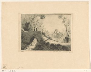 巴厘岛玛尔加的小桥
小桥（原标题） 作者 Wijnand Otto Jan Nieuwenkamp（艺术家签名）