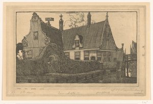 赞代克水上木屋 赞代克之家（原标题） 作者 Wijnand Otto Jan Nieuwenkamp（艺术家签名）