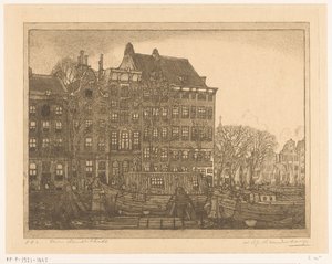 阿姆斯特丹 Prins Hendrikkade 街上的房屋
Prins Hendrikkade（原标题） 作者 Wijnand Otto Jan Nieuwenkamp（艺术家签名）